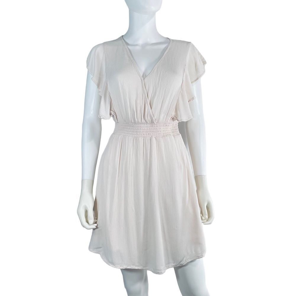 Forever 21 Light Pink Fit and Flare Mini Dress Medium